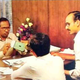 Sridhar Mitta (facing the camera) in discussion with colleagues at Wipro.